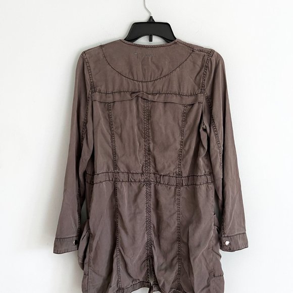 Anthropologie Hei Hei Morgan Draped Utility Jacket Open Front Size XS - Picture 5 of 13